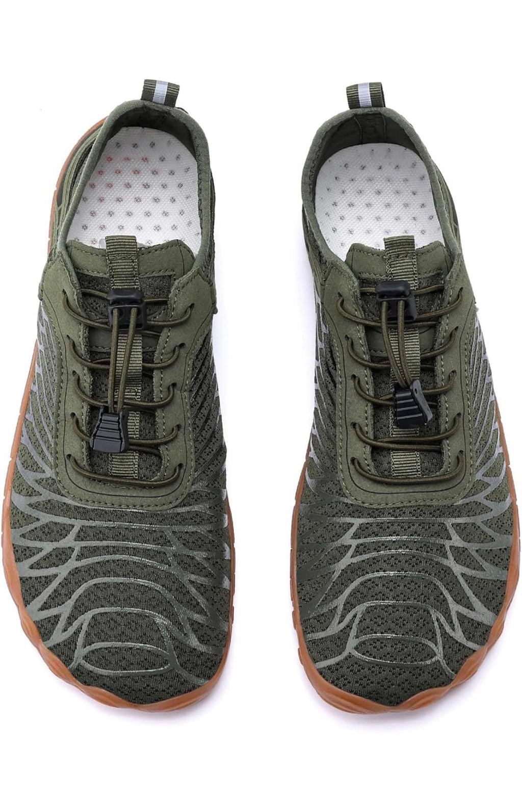Men's Barefoot Trail Shoes Olive Green- (Men Sz 11)