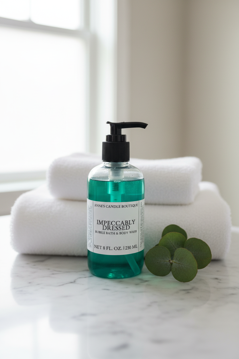 Impeccably Dressed Bubble Bath and Body Wash