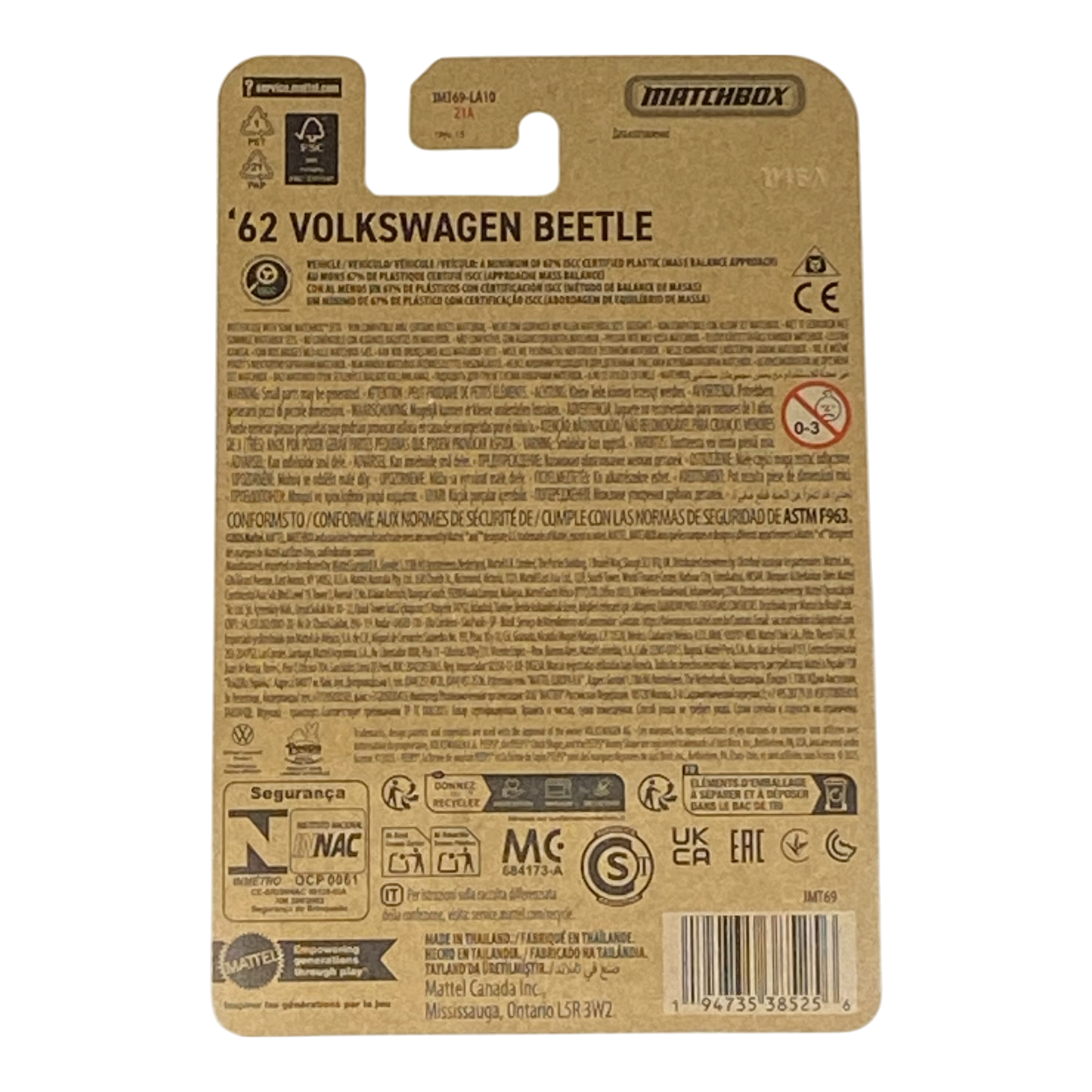 Matchbox '62 Volkswagen Beetle | Matchbox Candy Series