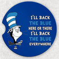 Car Coaster Set - I'll Back the Blue