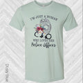 I'm Just a Woman Who Loves Her Police Officer Graphic Tee