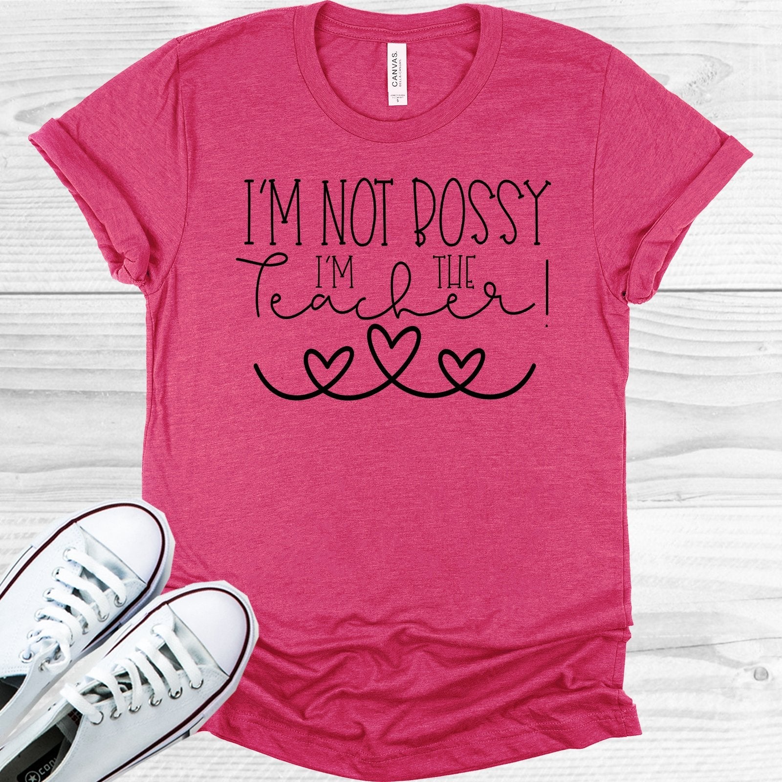 I'm Not Bossy I'm the Teacher Graphic Tee