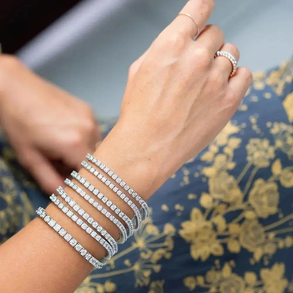 Iced Out Tennis Bracelet Collection