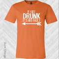 If I Get Drunk It's Her Fault (Right Shirt Left Pointing Arrow) Best Friend Graphic Tee