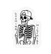 Looming in style Vinyl Sticker