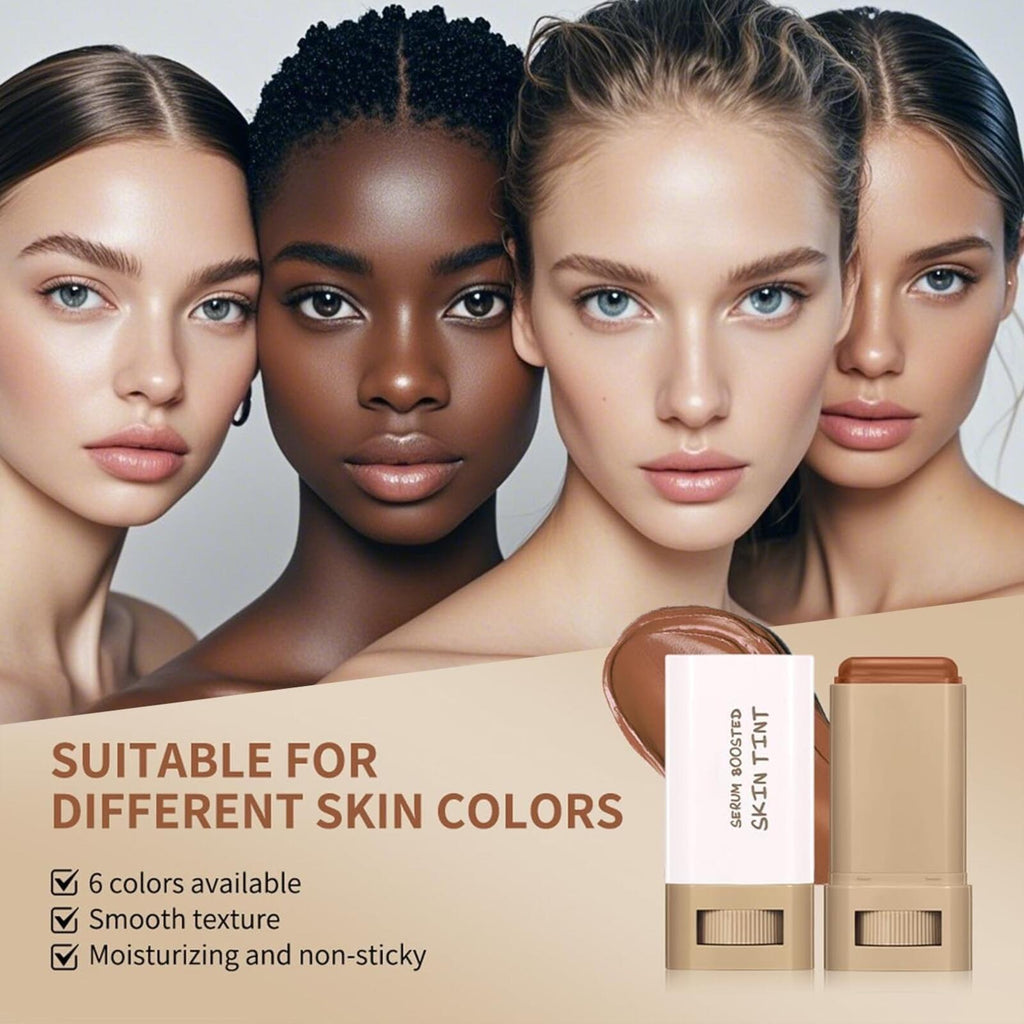 Skin Tint Beauty Balm Solid Tinted Moisturizing Serum Medium Shade 18g Color#5