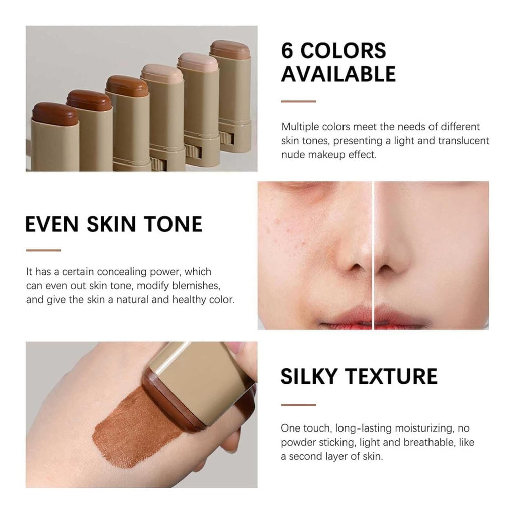 Skin Tint Beauty Balm Solid Tinted Moisturizing Serum Medium Shade 18g Color#5