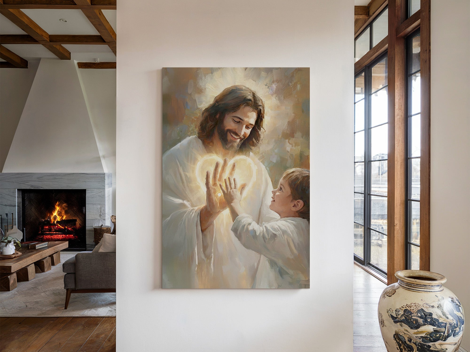 In His Hands | Canvas Artwork