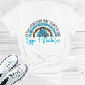 In This Family No One Fights Alone Type 1 Diabetes Graphic Tee