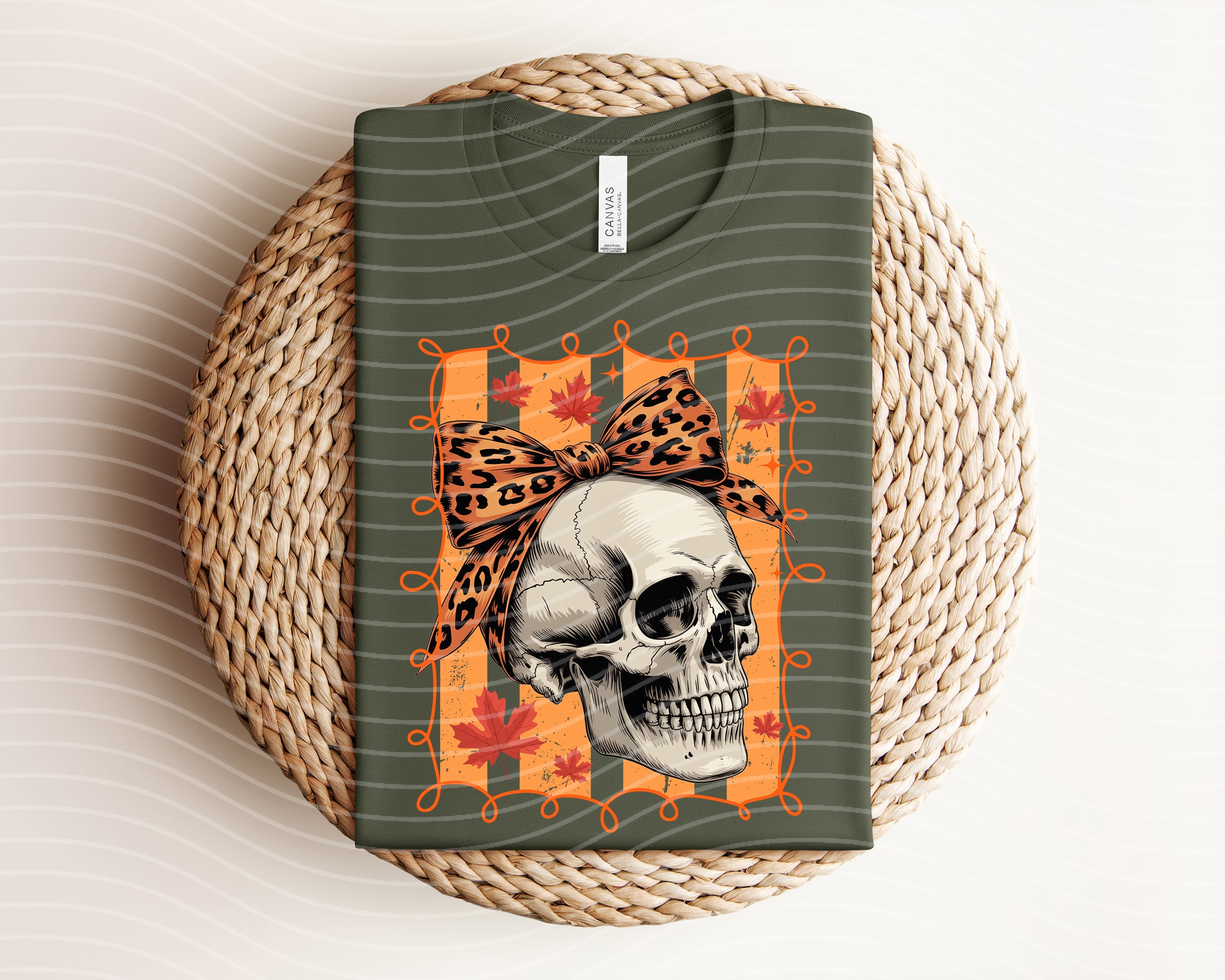 Fall Skull Graphic Tee