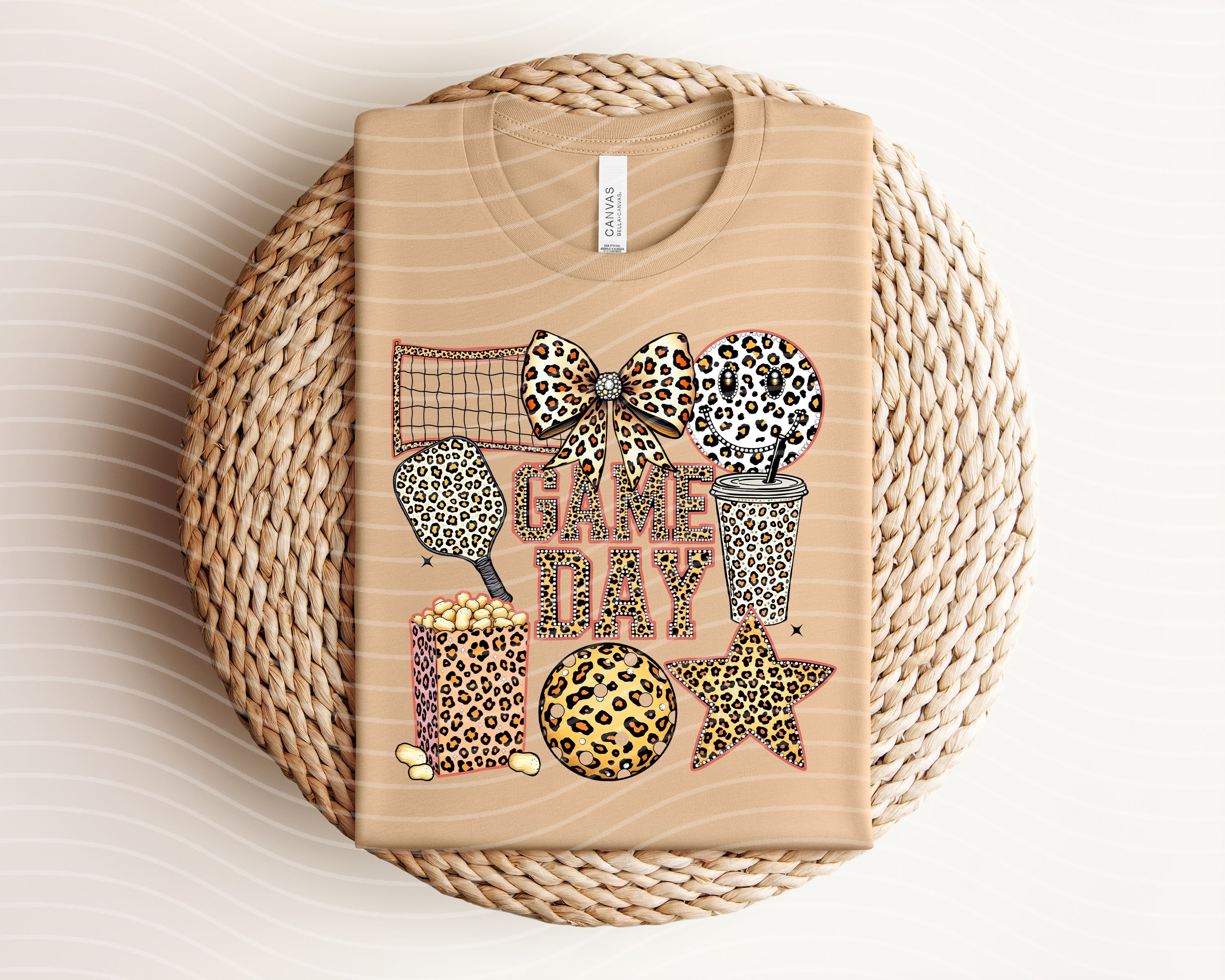 Game Day Pickelball Graphic Tee