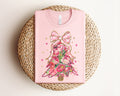 Pink Floral Tree Graphic Tee