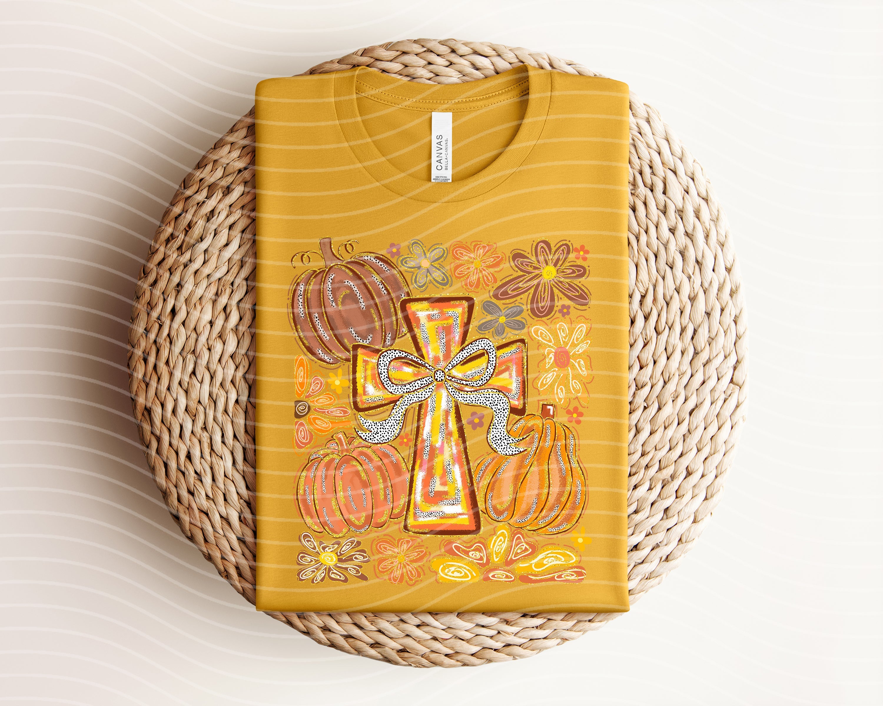 Fall Cross Graphic Tee