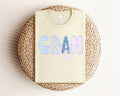 Pastel Floral Doodle Name Graphic Tee