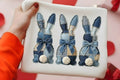 Denim Bunnies Graphic Tee