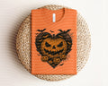 Scary Pumpkin Heart Graphic Tee