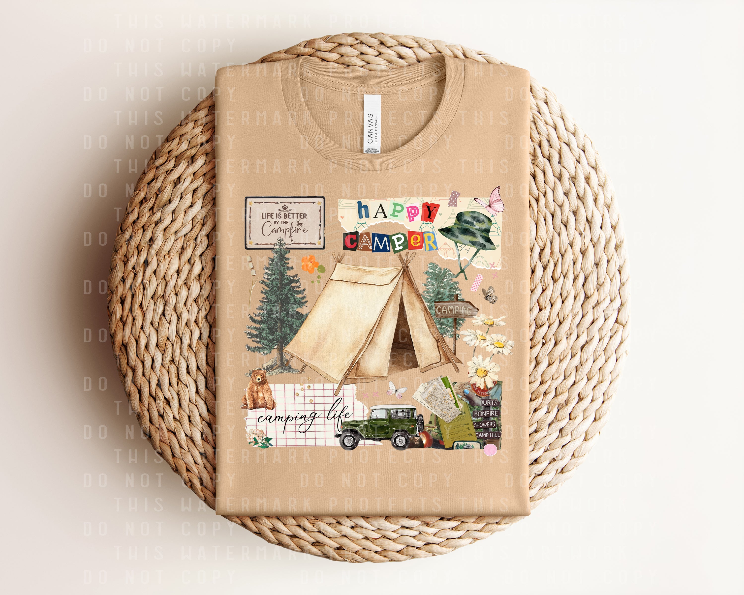 Happy Camper Graphic Tee