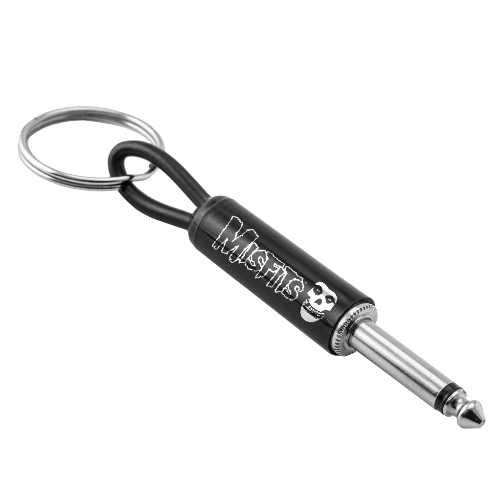 Misfits Logo Guitar Plug Keychain