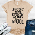 Jesus is My Rock and That's How I Roll Graphic Tee