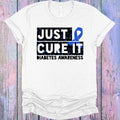 Just Cure It Diabetes Awareness Graphic Tee