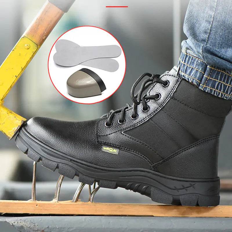 Safety Steel-Toe Men's Working Boots