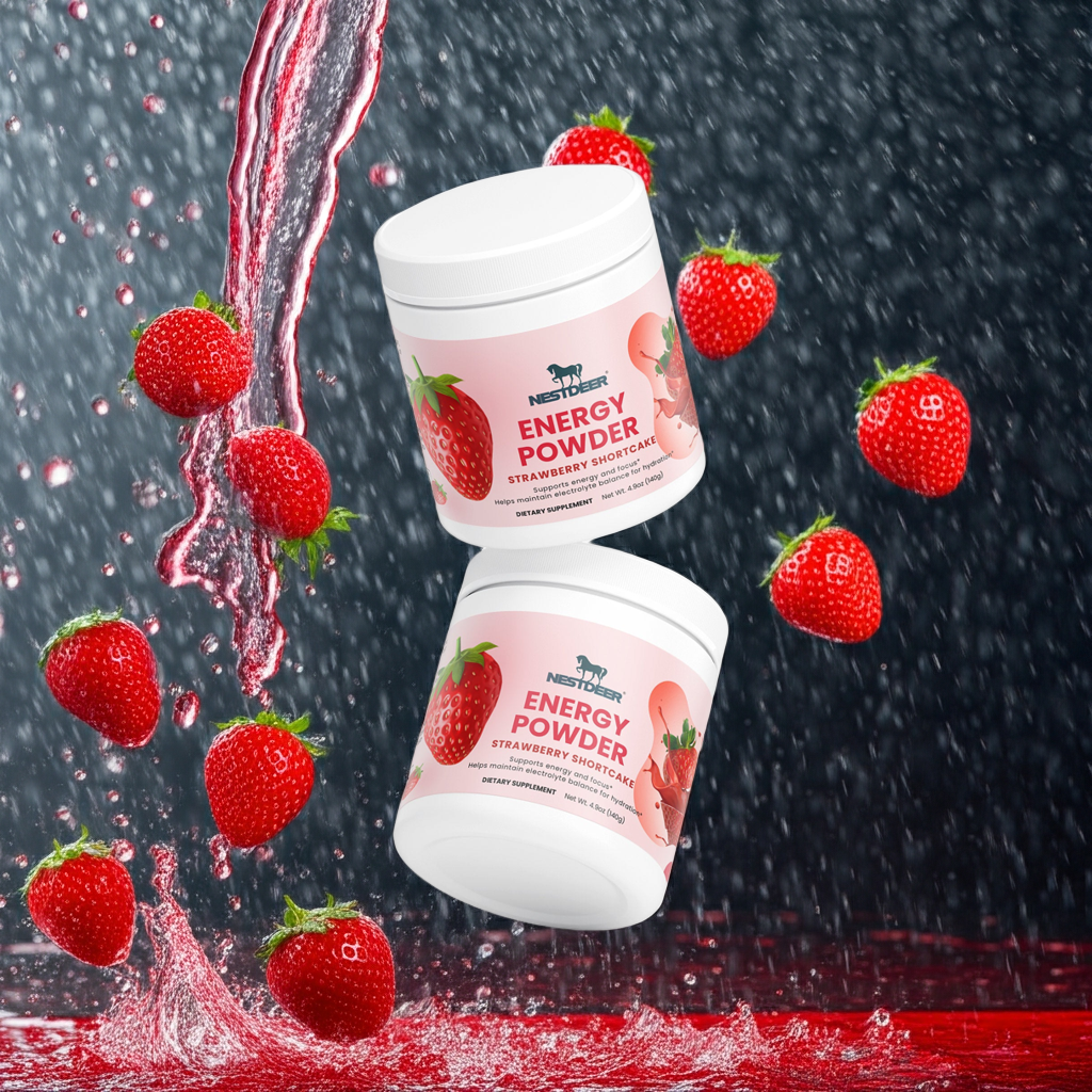 NESTDEER™ Energy Powder (Strawberry Shortcake)