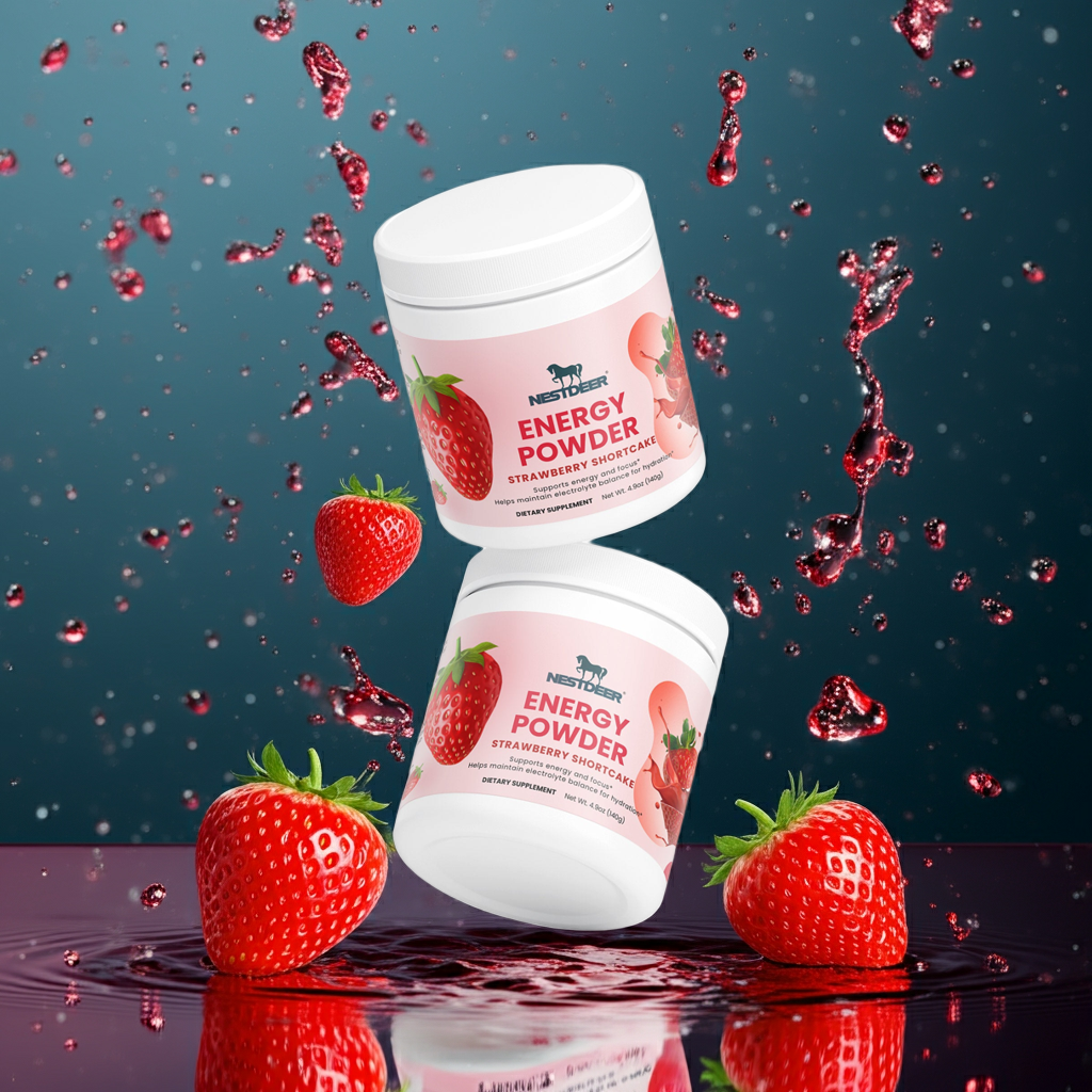 NESTDEER™ Energy Powder (Strawberry Shortcake)
