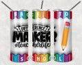 Difference Maker Puffy 20 oz Skinny Tumbler