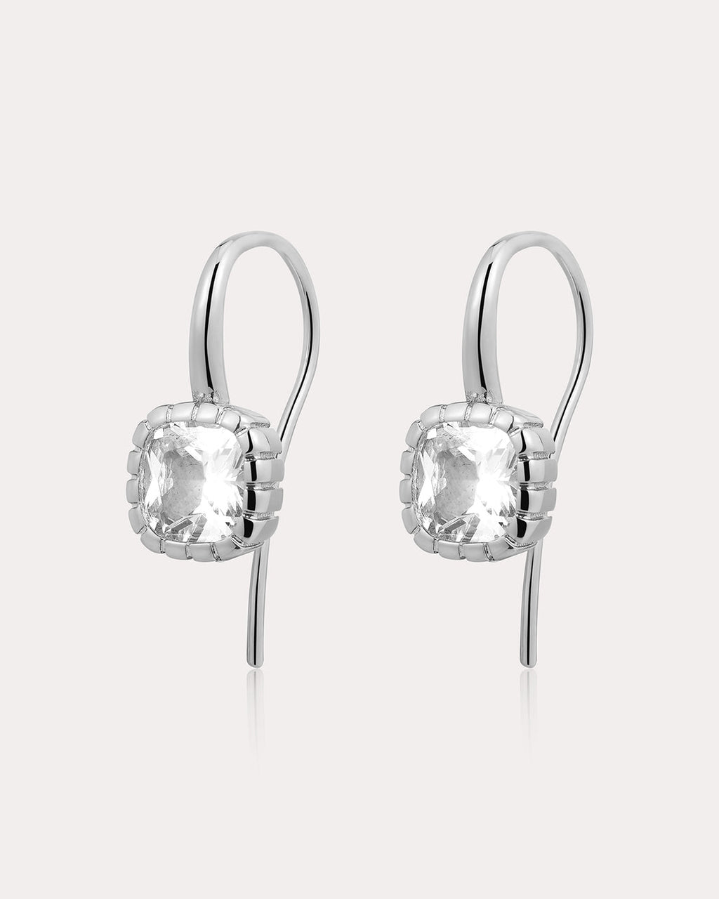 The Classique Cushion Hook Earrings