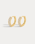 Baby Pave Huggies- Gold