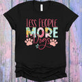Less People More Dogs Graphic Tee