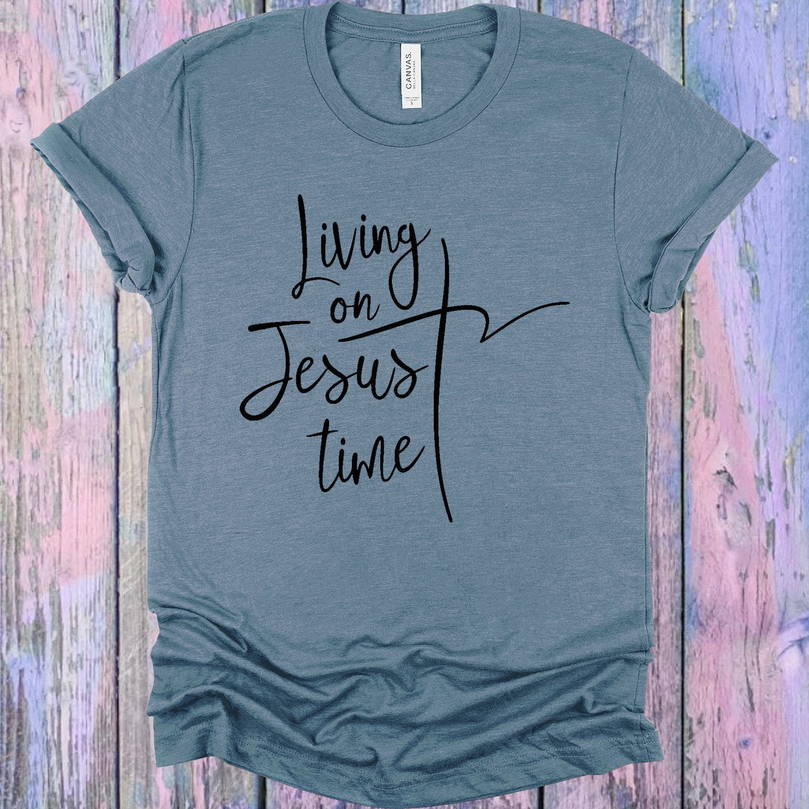 Living on Jesus Time Graphic Tee