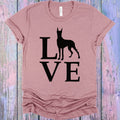 Love Great Dane Graphic Tee
