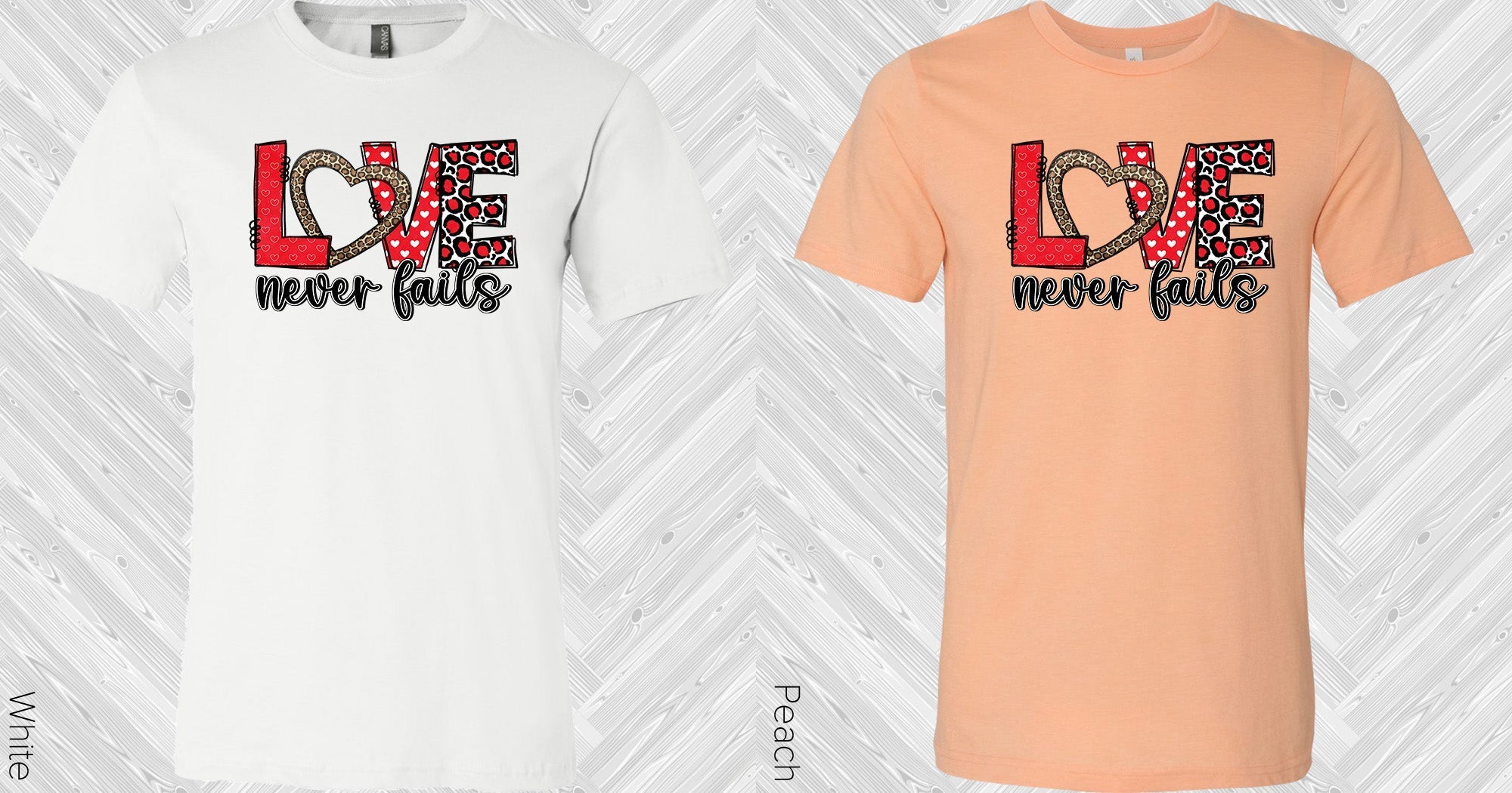 Love Never Fails Graphic Tee