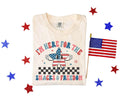 I'm Here for the Snacks & Freedom Graphic Tee