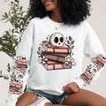 Floral Skull Books Graphic Tee
