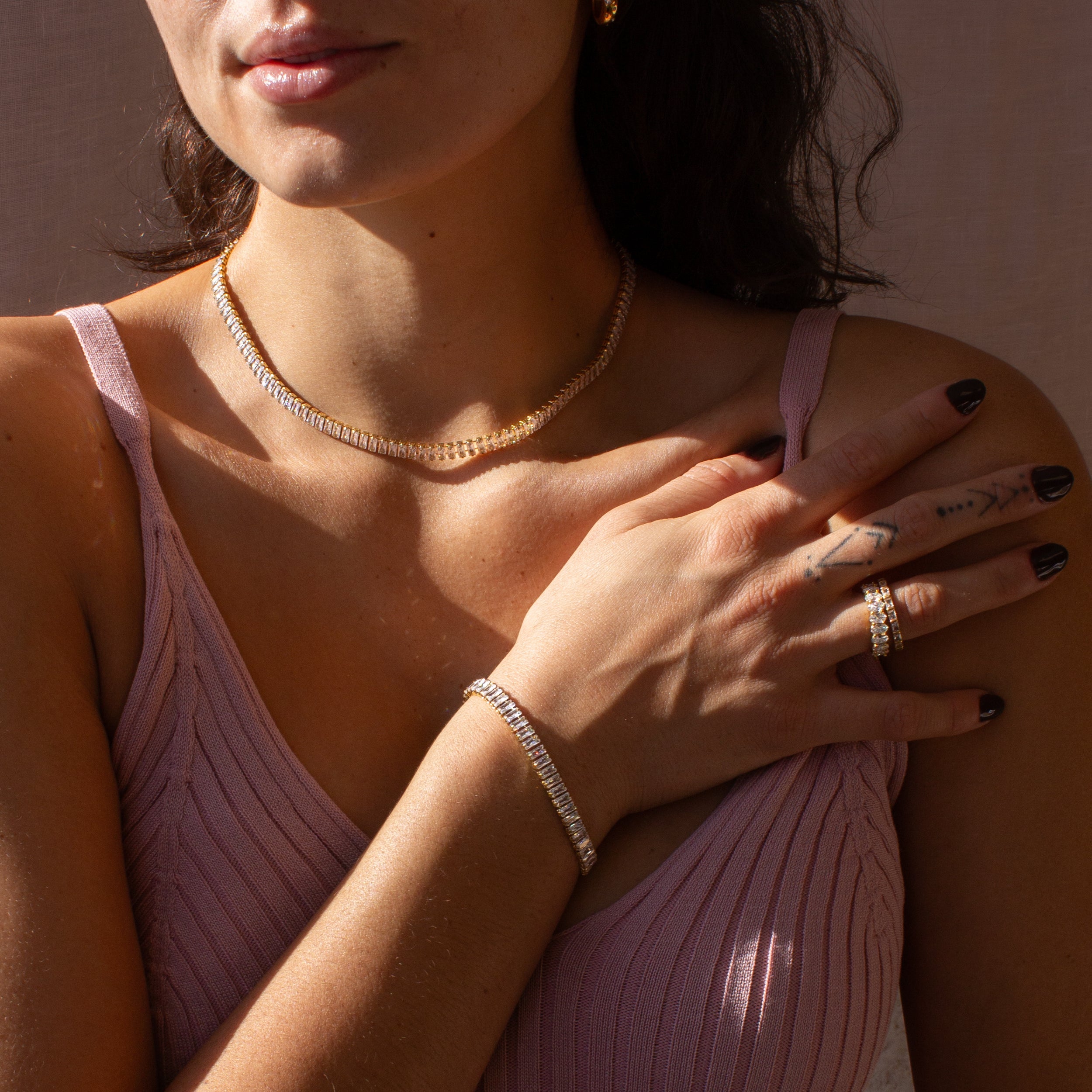 Diana Baguette Ring