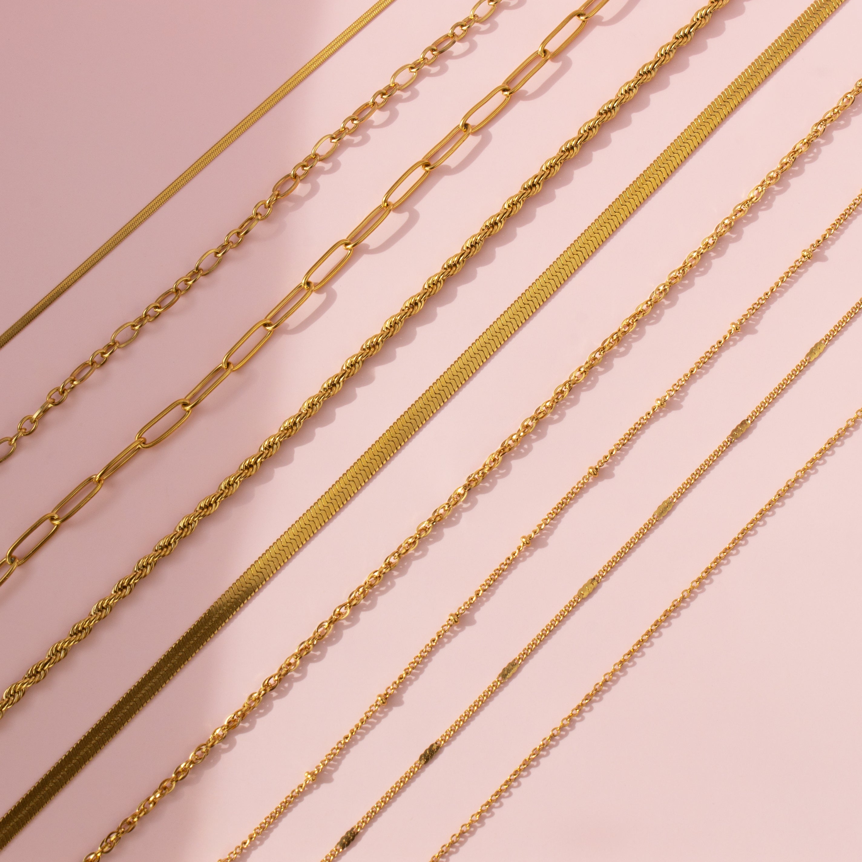 Jolie Beaded Chain Necklace