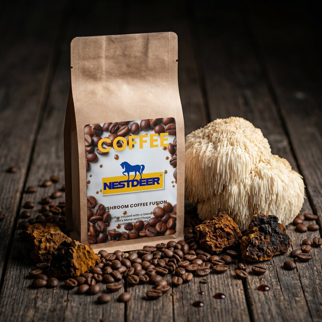 Mushroom Coffee Fusion - Lion’s Mane & Chaga 4oz