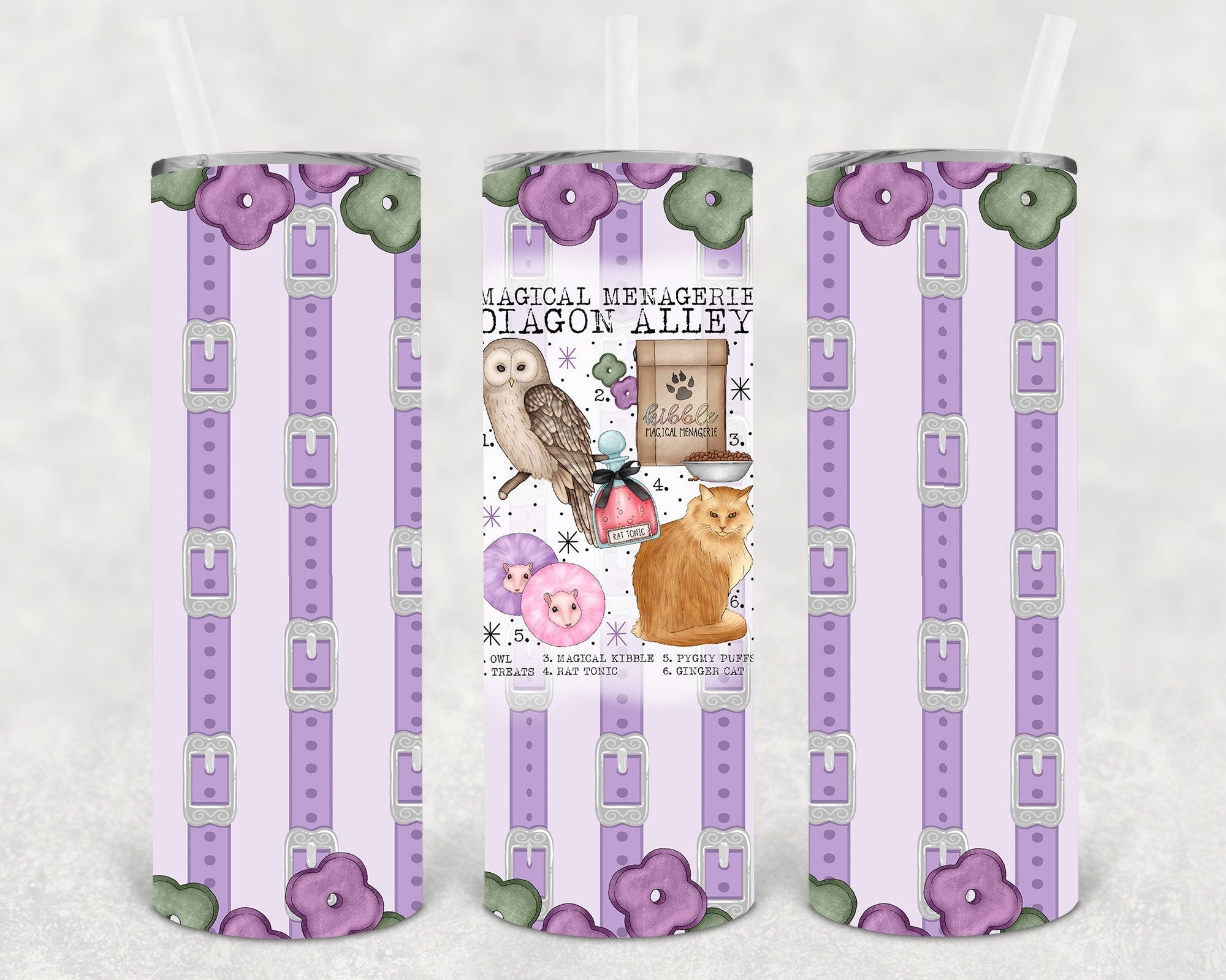 Magical Menagerie 20 oz Skinny Tumbler