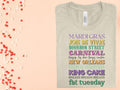 Mardi Gras Words Graphic Tee