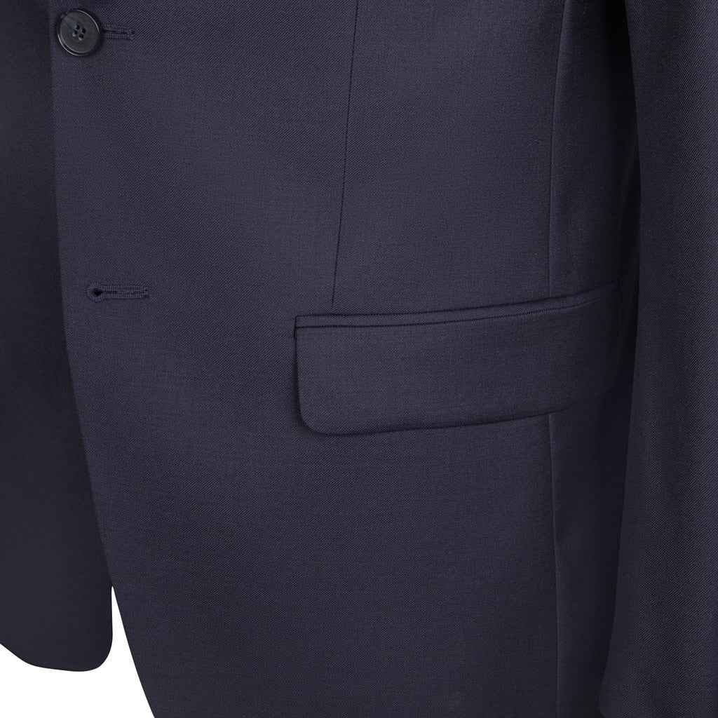 Munsieur Custom Italian Tailored Ready-to-Wear Black Professional Suit Timeless Executive Style
