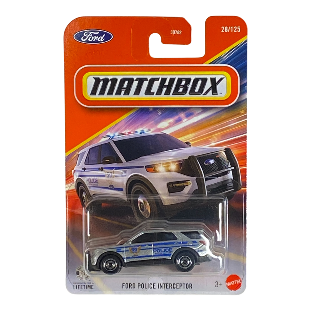 Matchbox Ford Police Interceptor | 2026 Matchbox Series 28/125