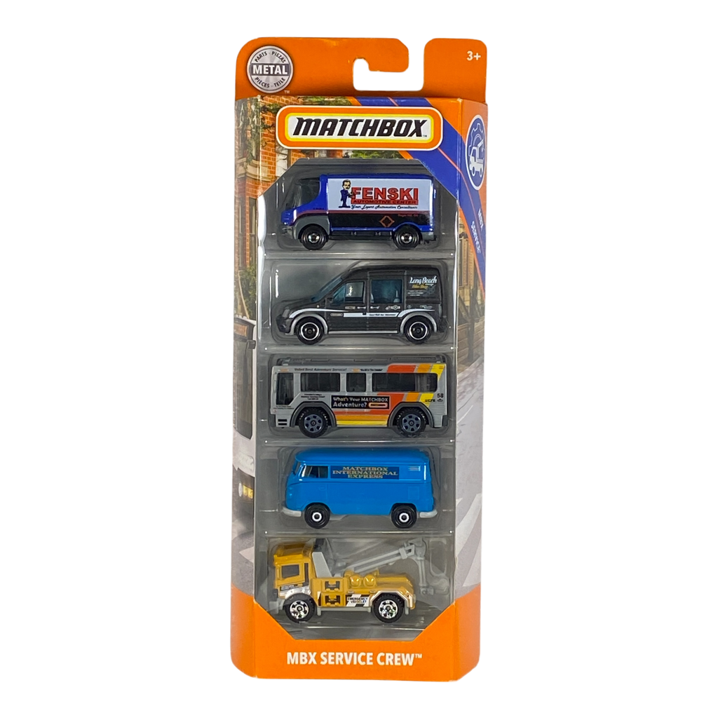 Matchbox MBX Service Crew | 5 Pack Edition