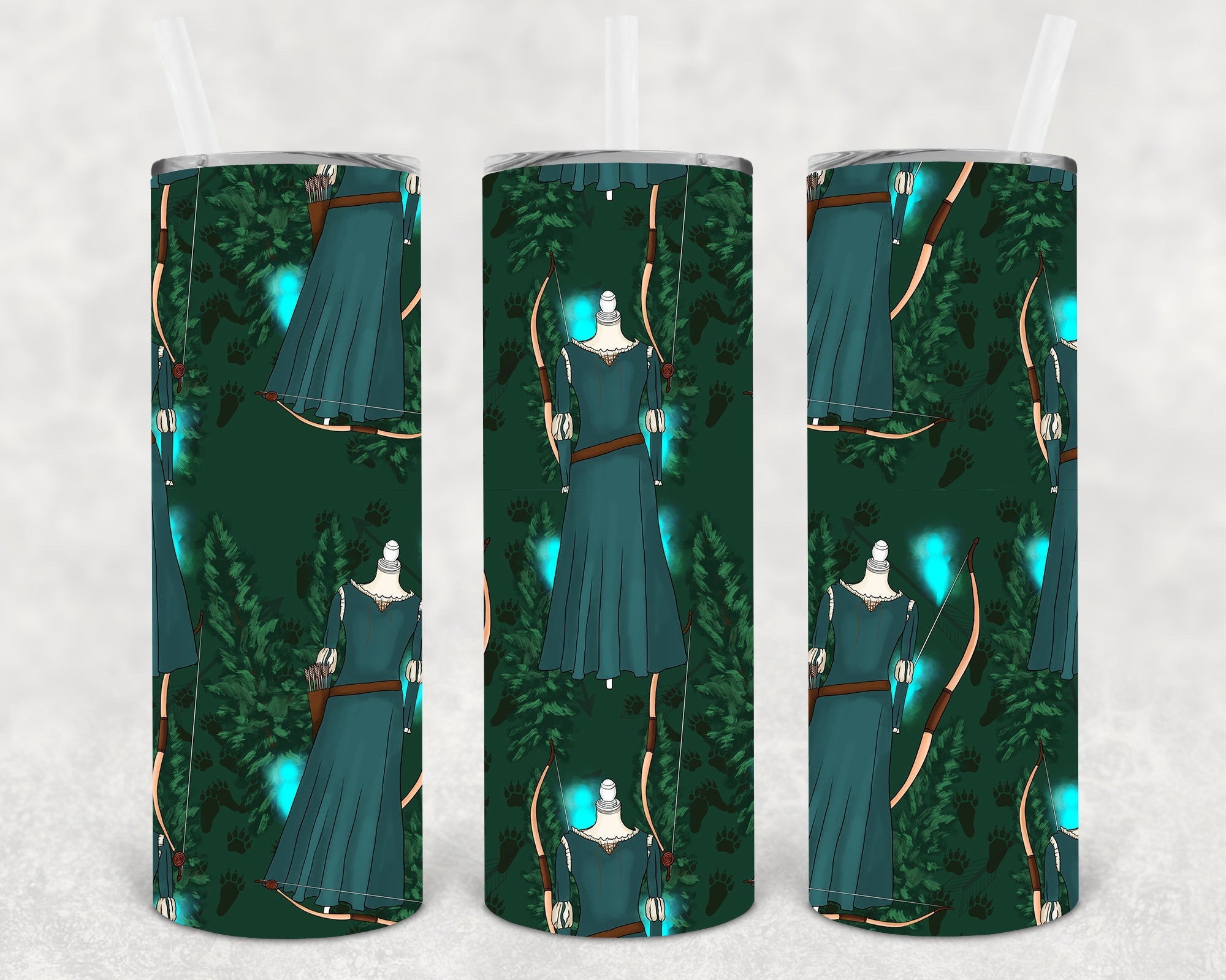 Merida Dress 20 oz Skinny Tumbler