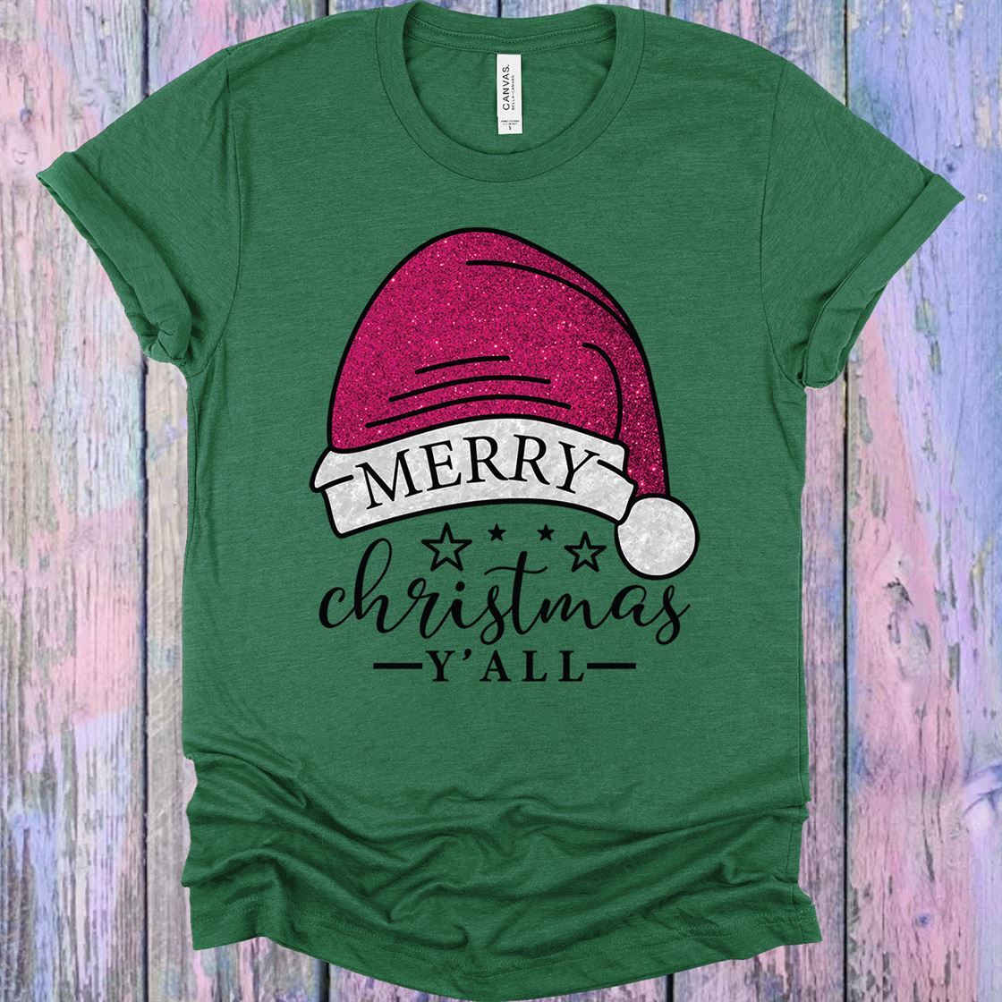 Merry Christmas Y'all Graphic Tee