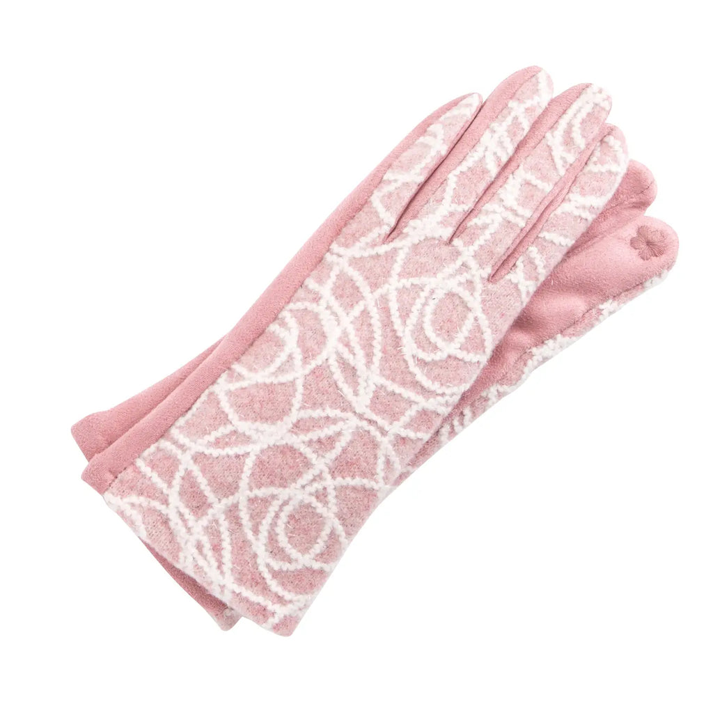Metallic Swirl Gloves
