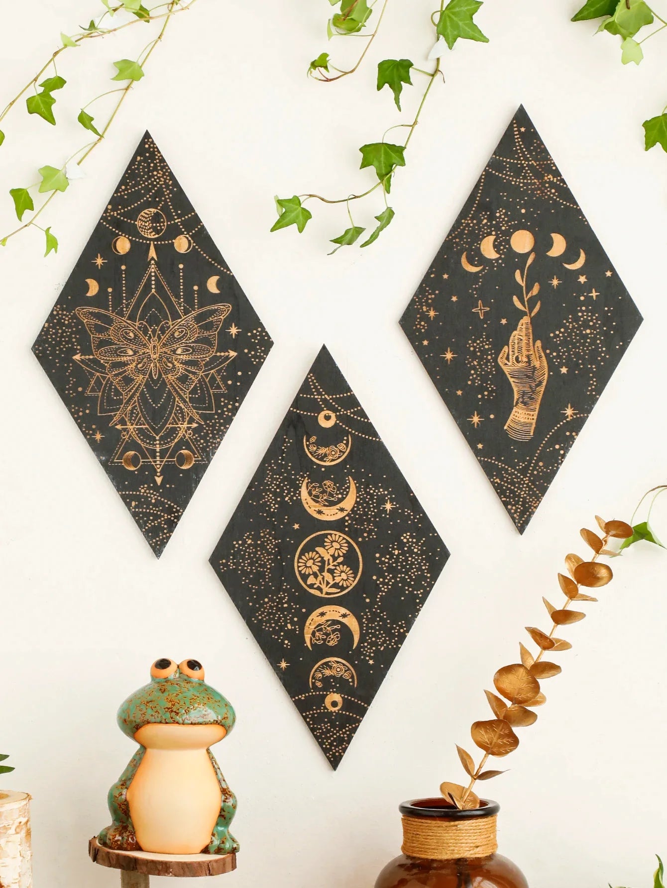 Moon Phase Wall Plaques