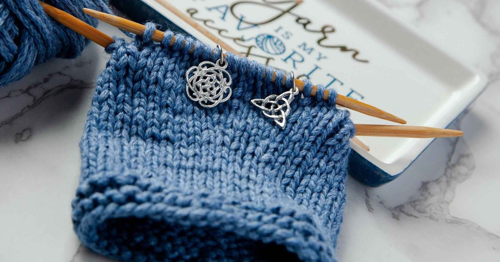 Custom Celtic Knitter Marker - Maker Gift