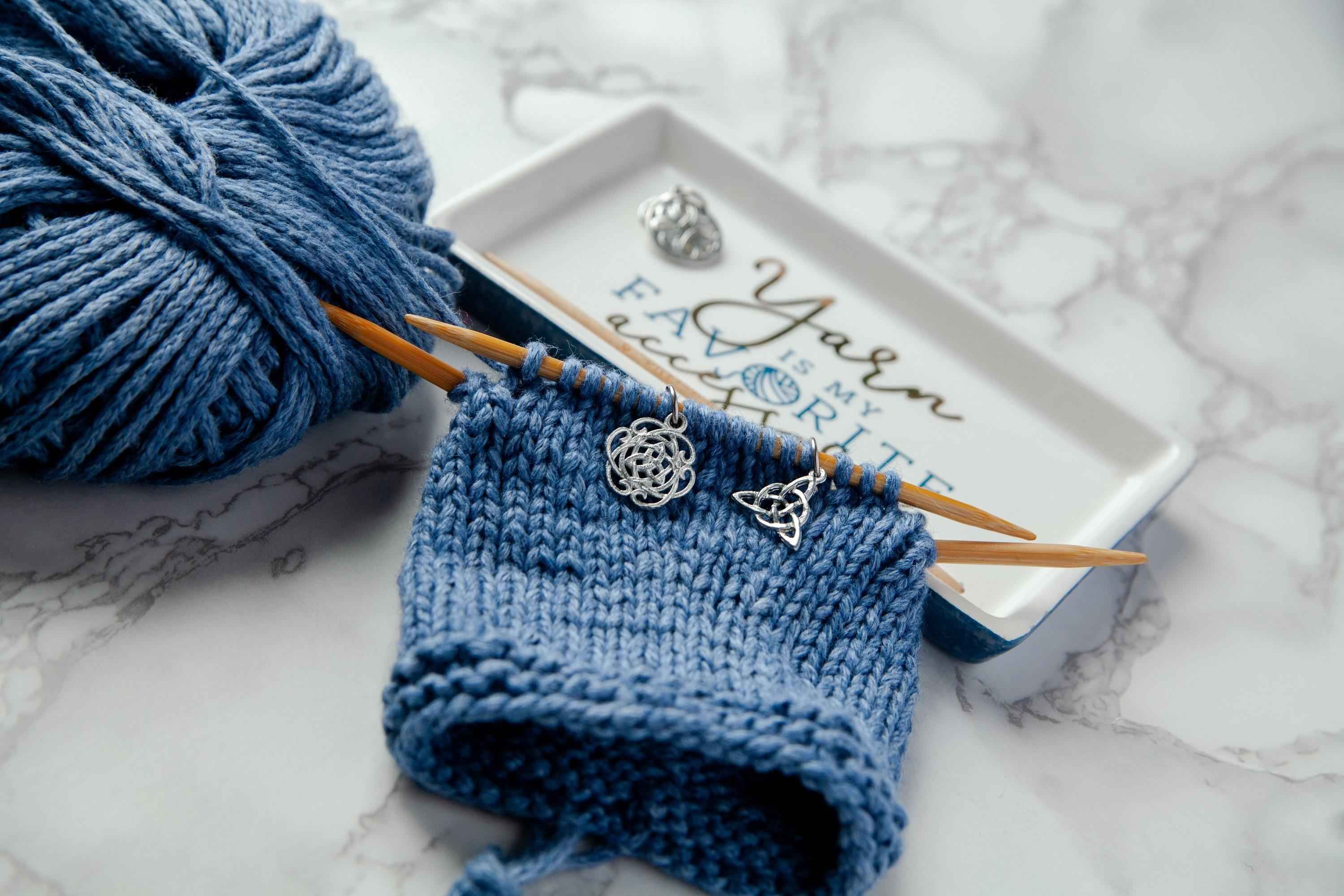Custom Celtic Knitter Marker - Maker Gift